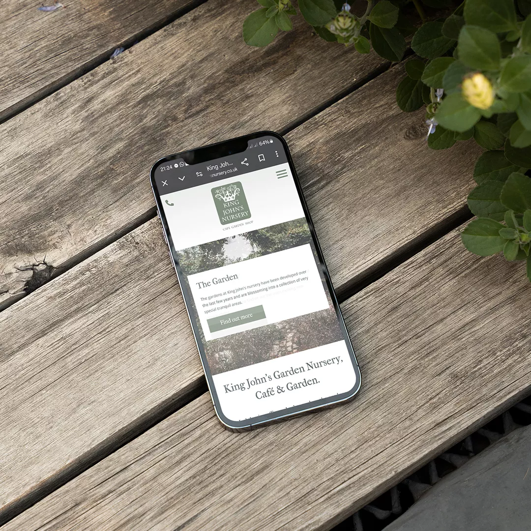 garden nursery website design